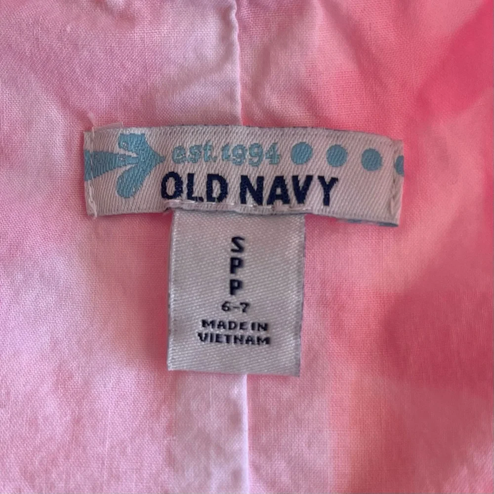 •Old Navy• Girl’s Preppy Sleeveless Shift Dress - Size Small (6-7)